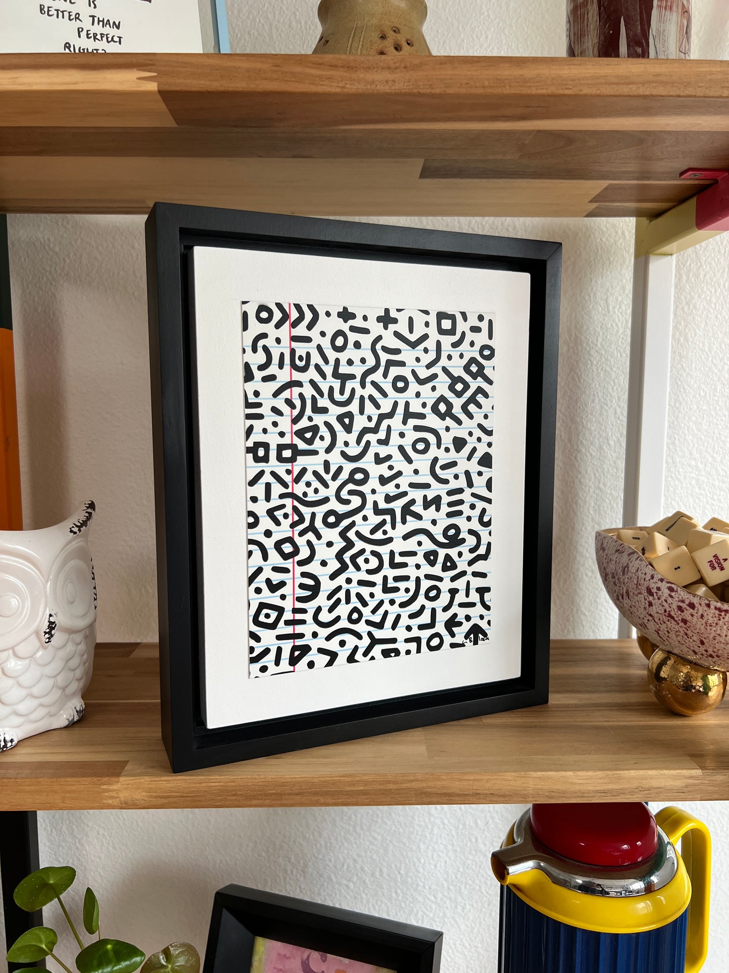 Doodle Page 8" X 10" Painting - #1