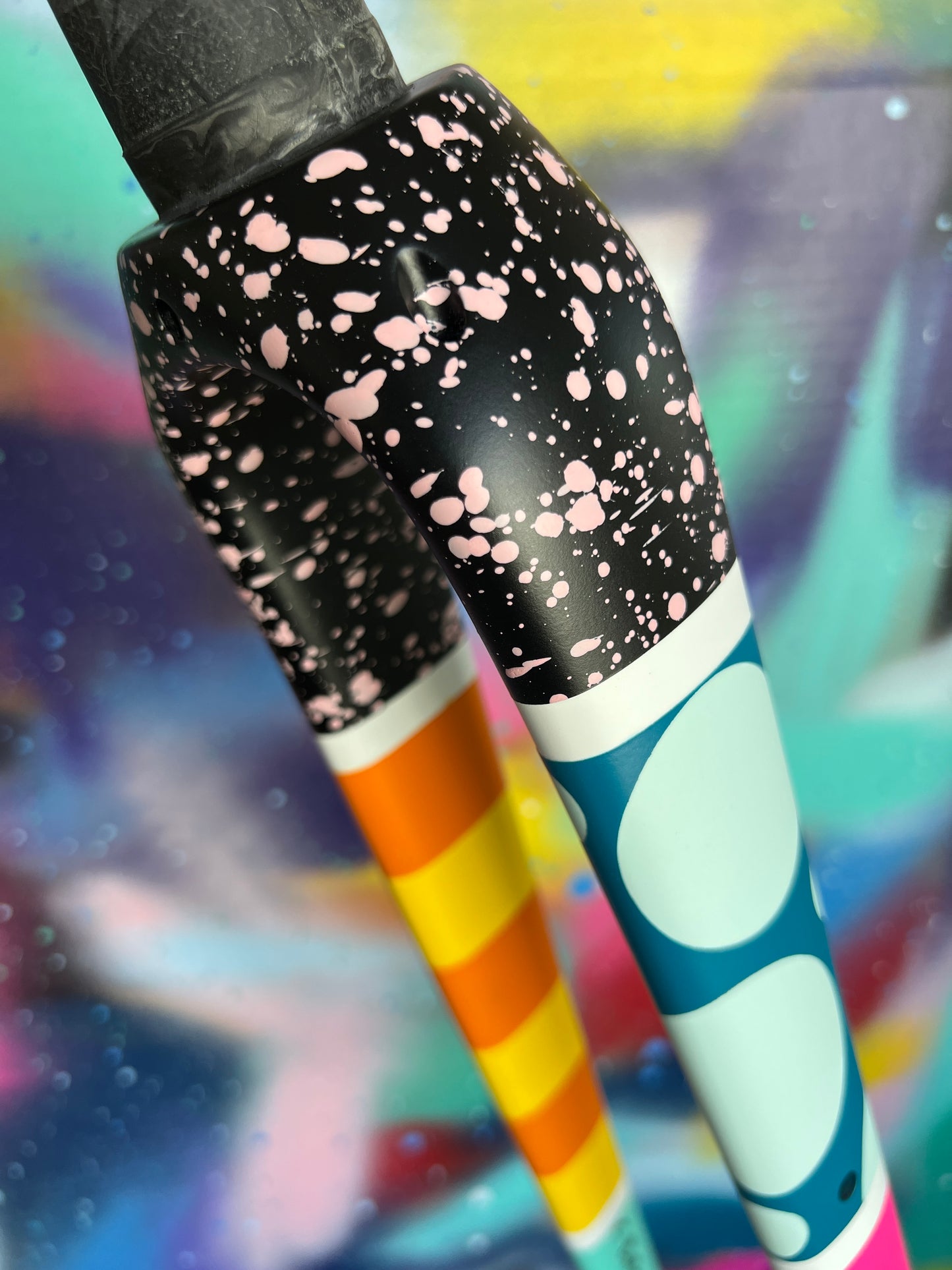 Custom Painted Carbon Gravel / Adventure Fork - Party Fork #01