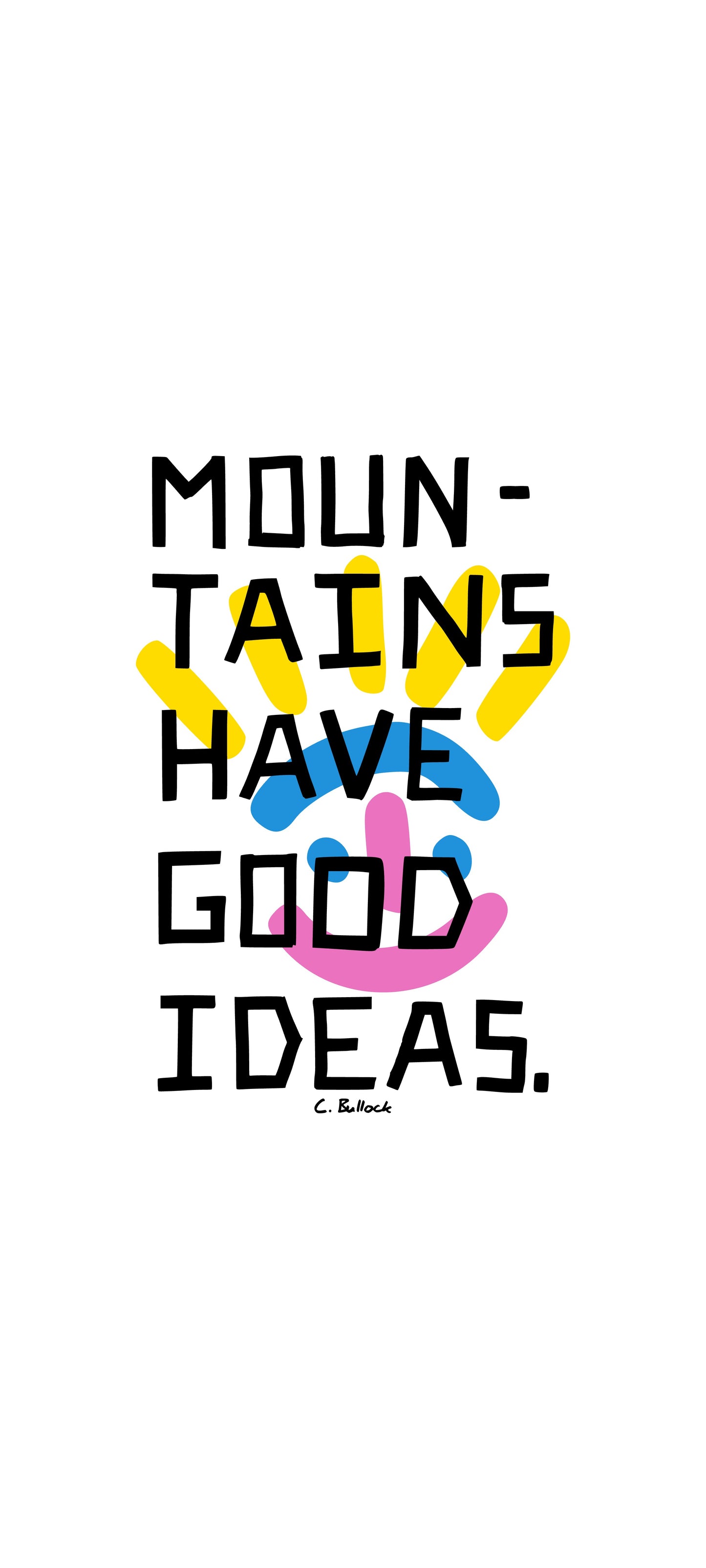 22oz Purist Mountains Have Good Ideas Bottle