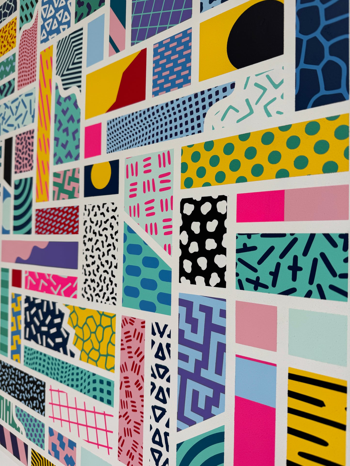 Color Door #2 Painting by Curtis Bullock - 36" X 36"