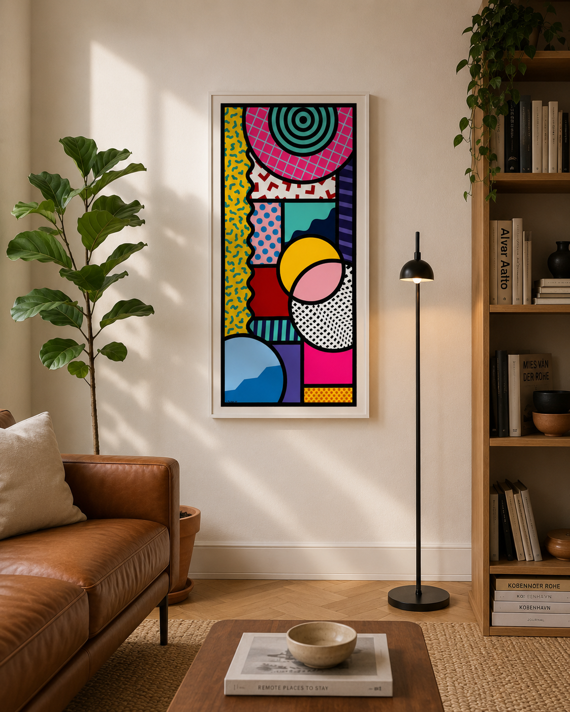 Signature Painting by Curtis Bullock - 15" X 30"