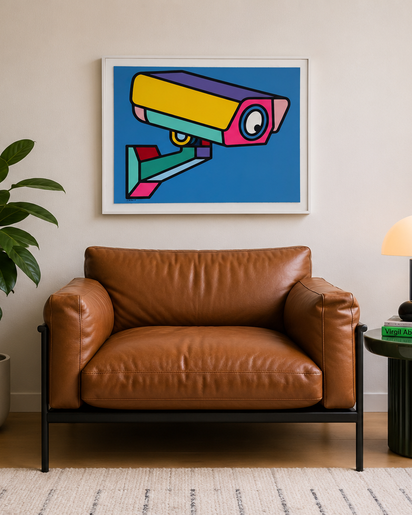Camera 4 Painting by Curtis Bullock - 24" X 18"
