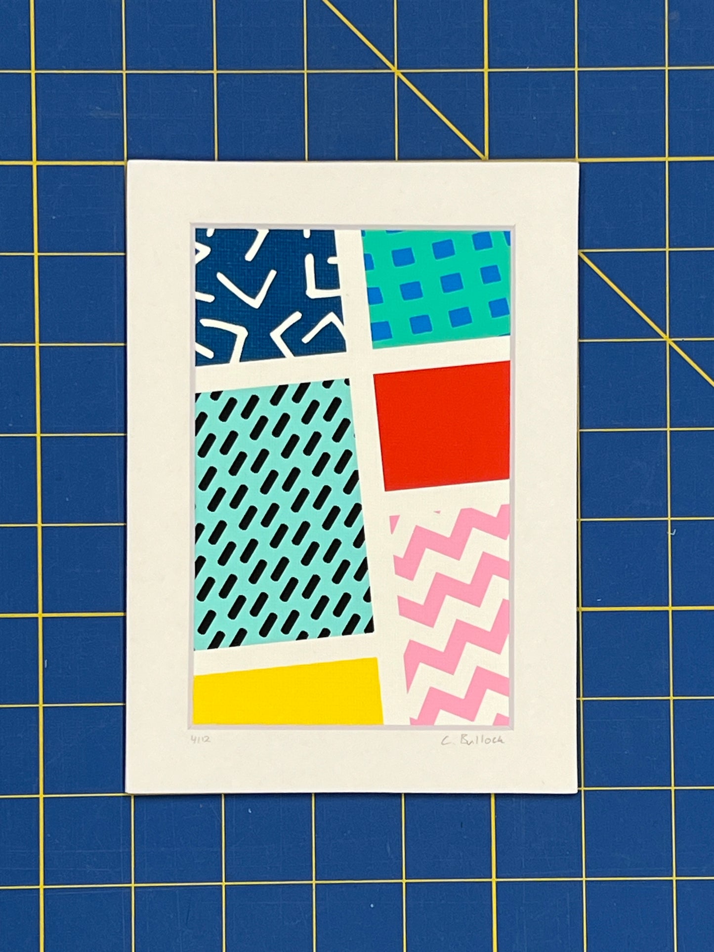 Color-Pattern Map Prints - Scaled Up