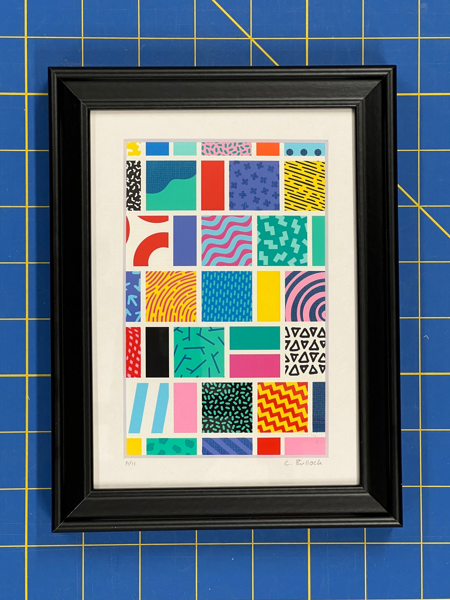 Color-Pattern Map Prints - Scaled Down