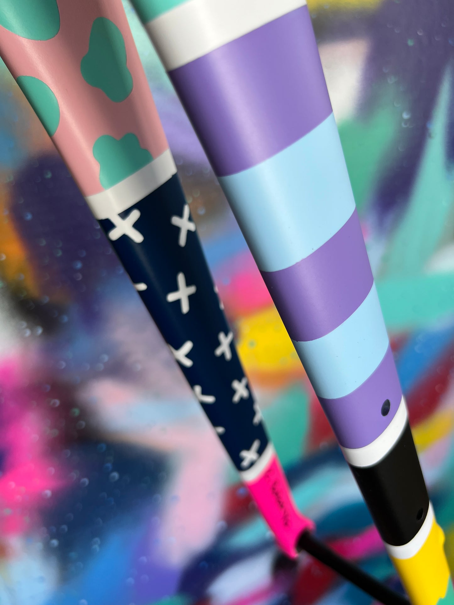 Custom Painted Carbon Gravel / Adventure Fork - Party Fork #04