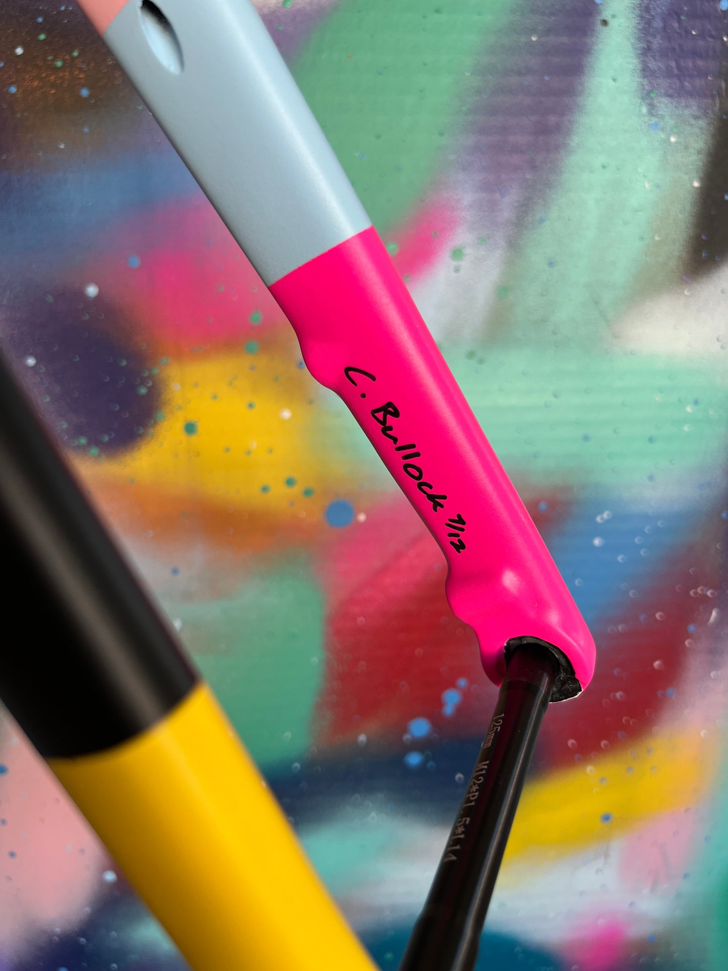 Custom Painted Carbon Gravel / Adventure Fork - Party Fork #07