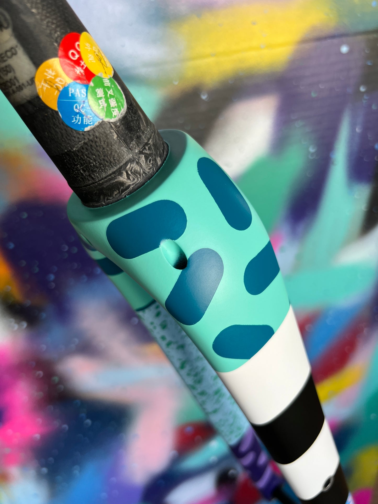 Custom Painted Carbon Gravel / Adventure Fork - Party Fork #12