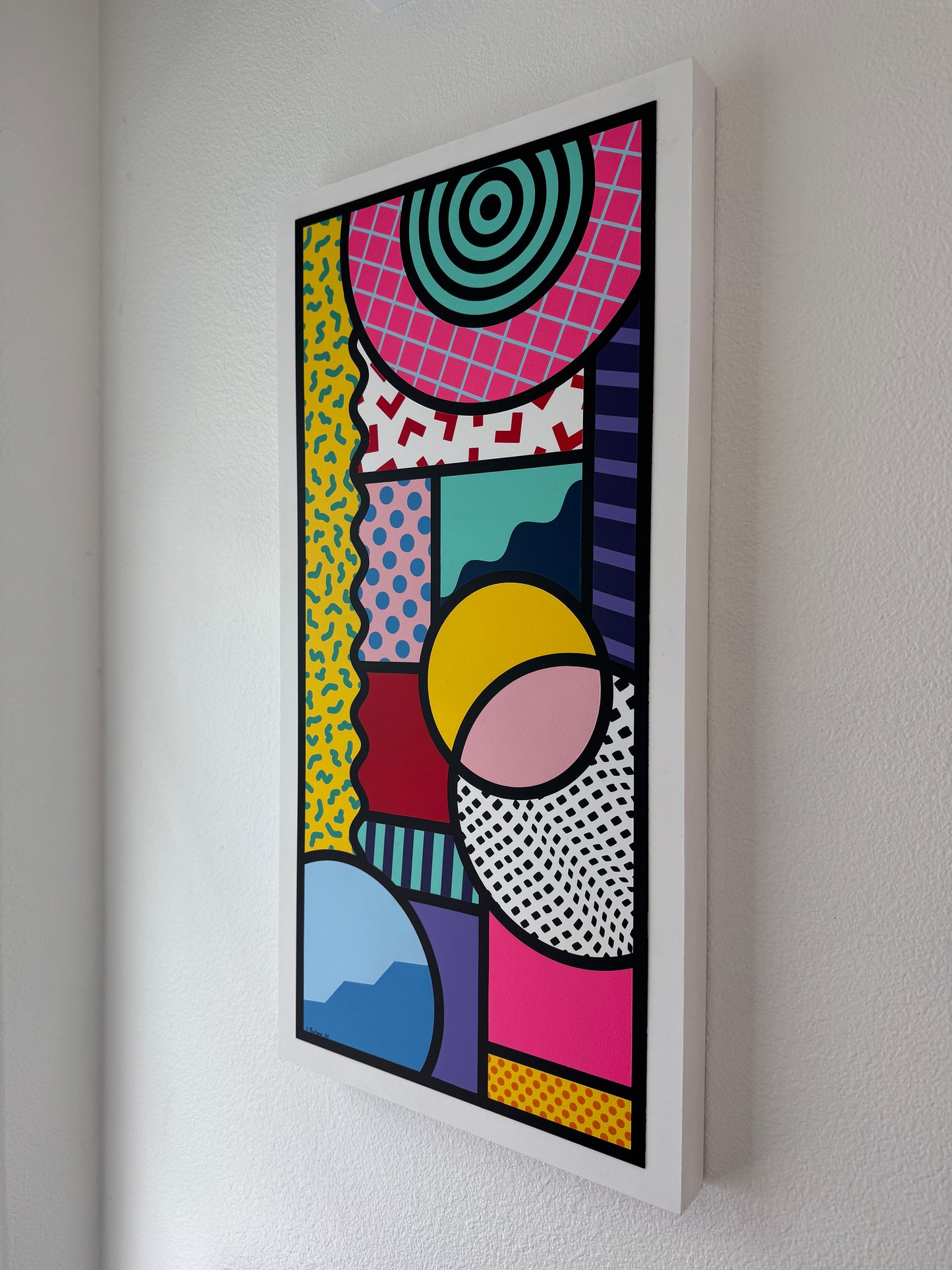 Signature Painting by Curtis Bullock - 15" X 30"