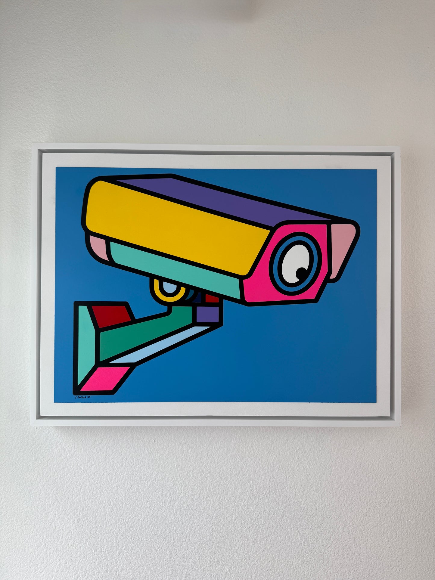Camera 4 Painting by Curtis Bullock - 24" X 18"