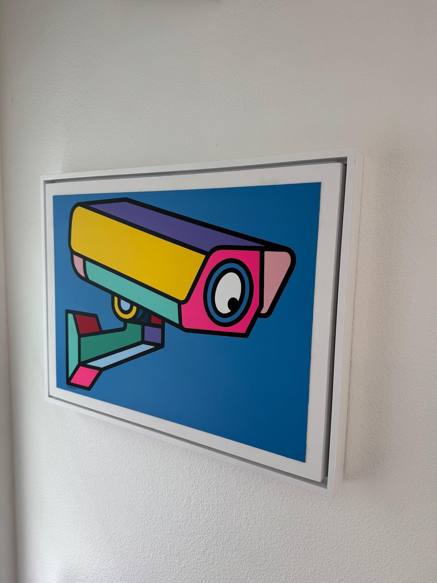Camera 4 Painting by Curtis Bullock - 24" X 18"