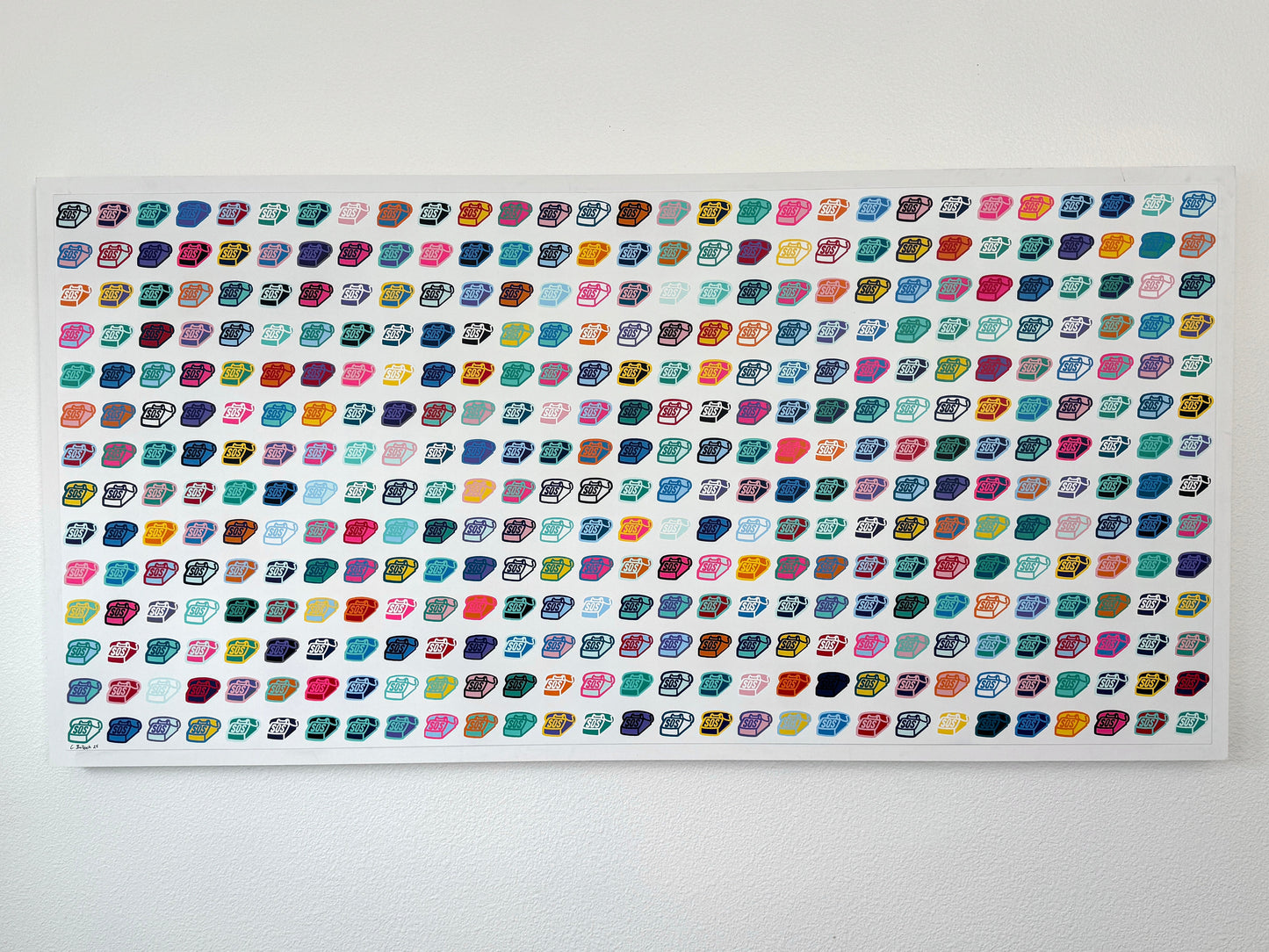 406 Phones 60" X 30" Original Painting