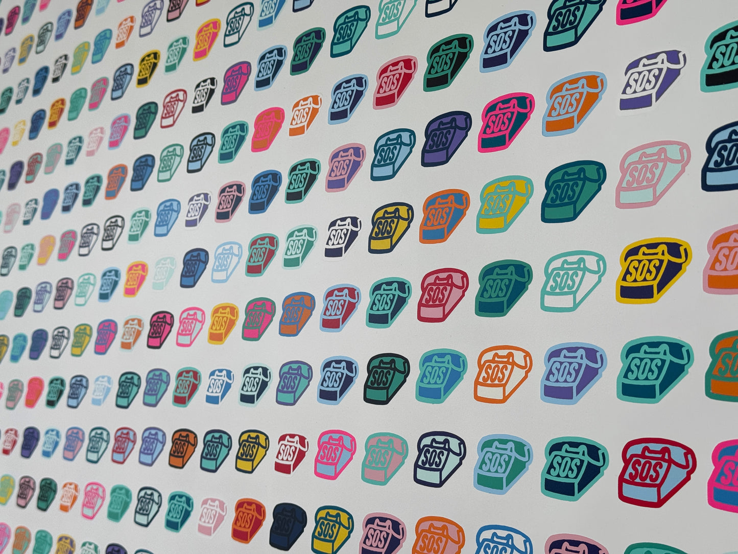 406 Phones 60" X 30" Original Painting