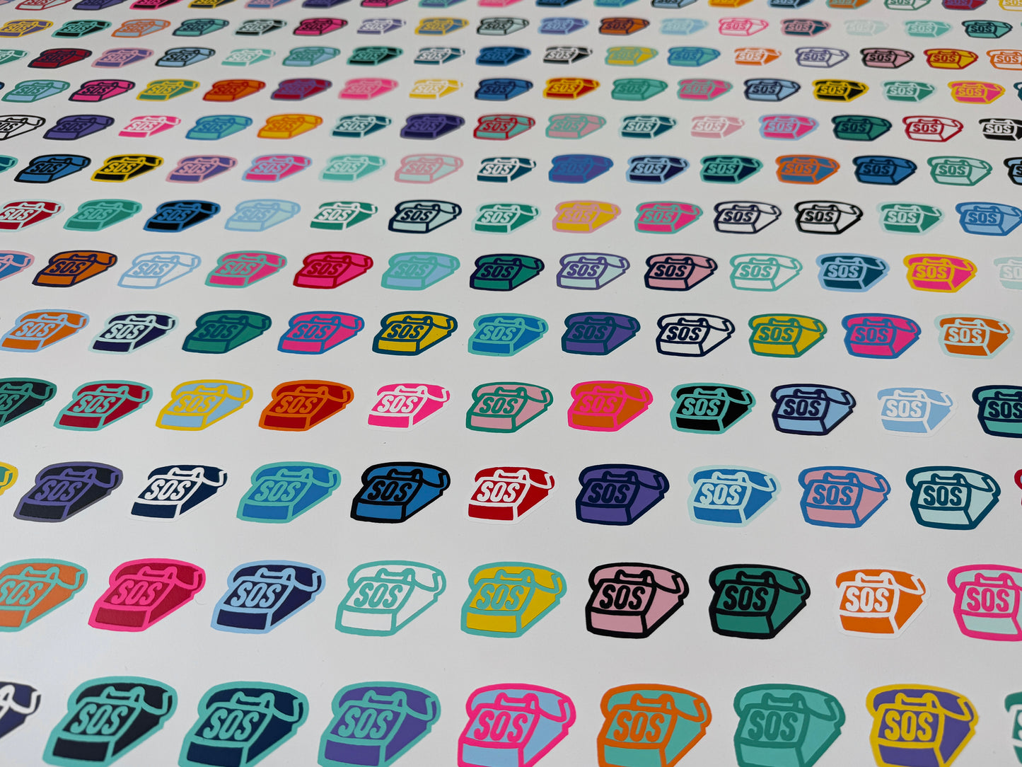 406 Phones 60" X 30" Original Painting